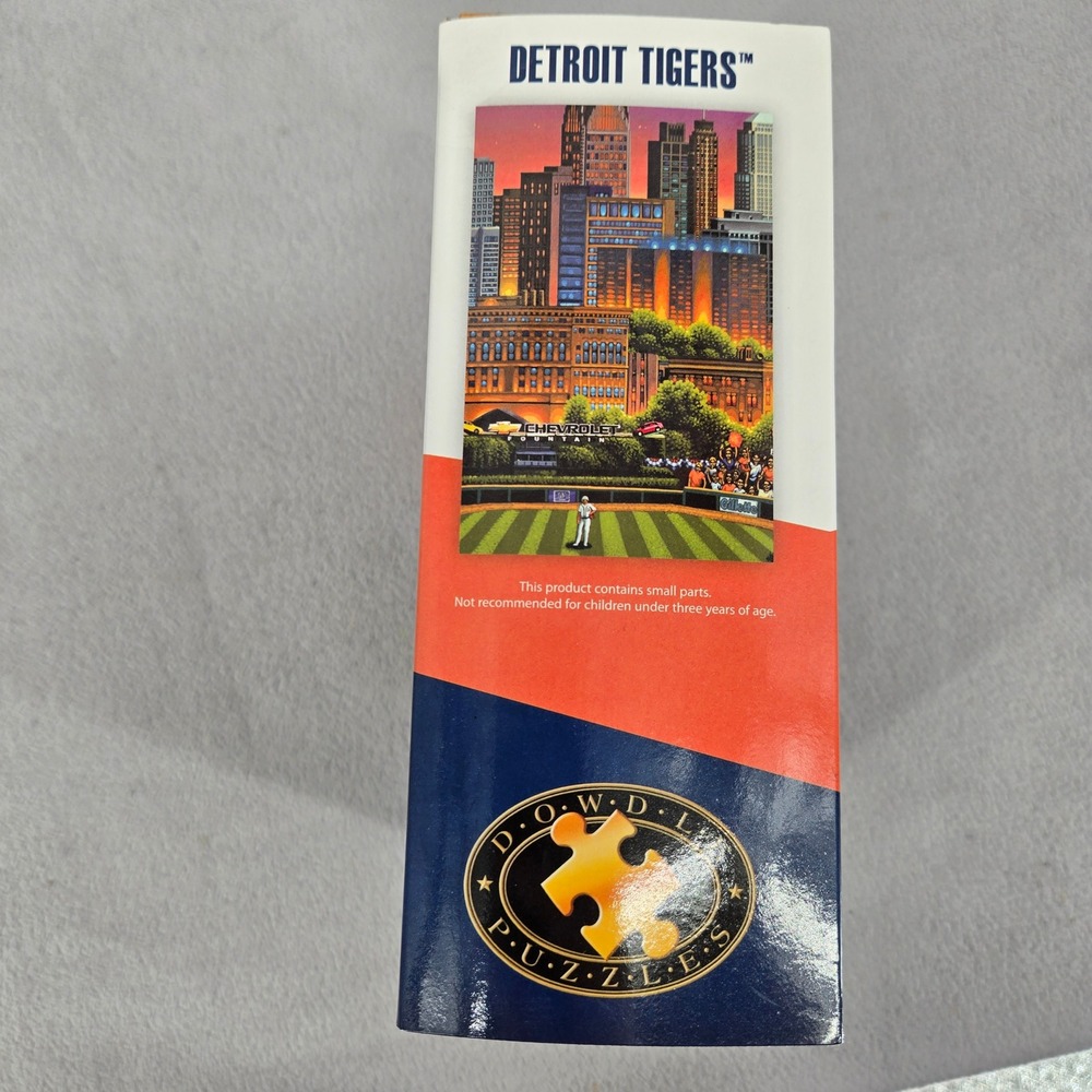 Dowdle 100 Piece Detroit Tigers MLB Baseball Jigsaw Puzzle Folk Art 16x20 - Picture 3 of 7